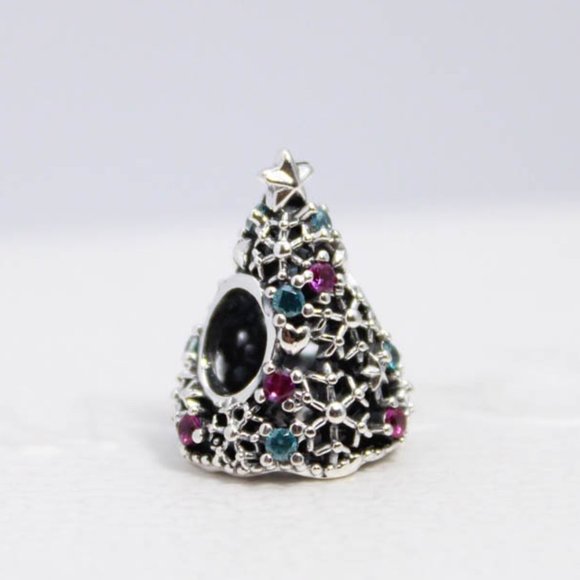 Pandora Glitter Christmas Tree Charm - Picture 1 of 5